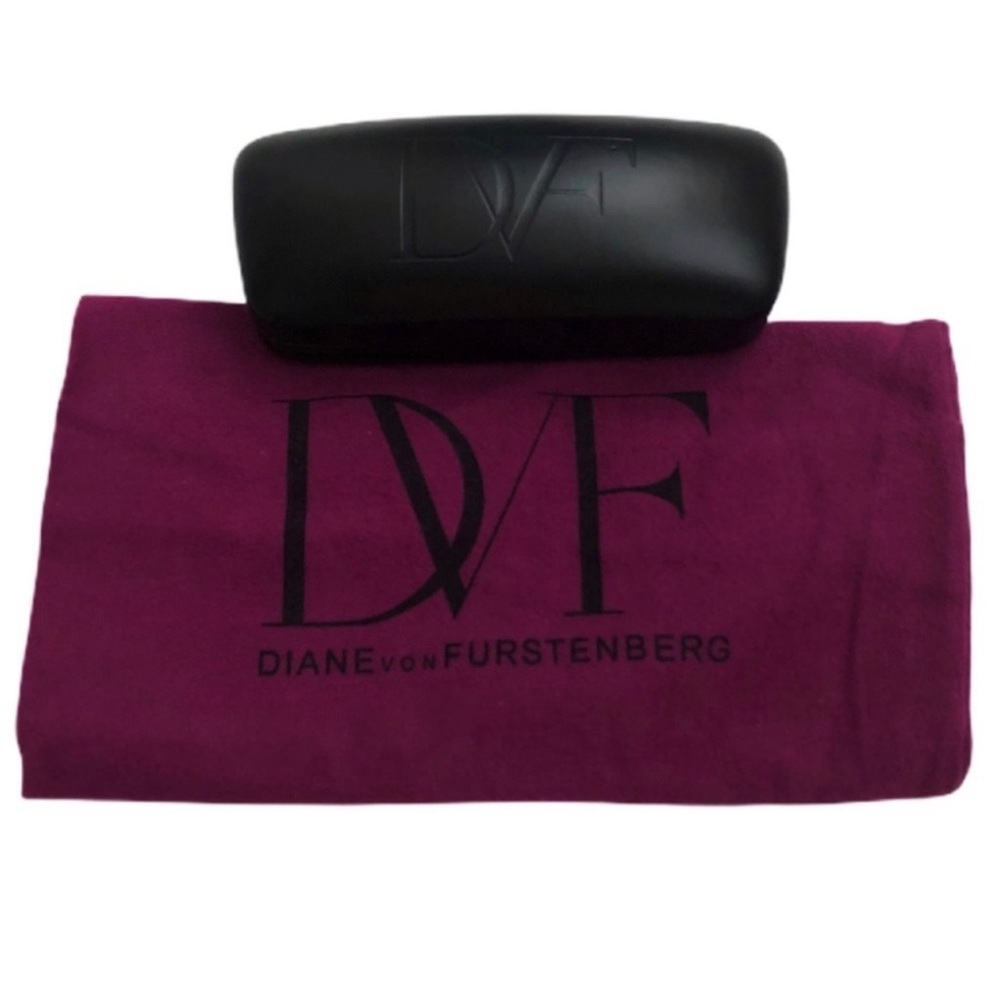 Diane Von Furstenberg DVF Eyeglass Case & Dust Bag Cover